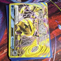 Pokemon TCG Greninja BREAK XY Breakpoint 41/122 Full Art Rare Holo Break 170 HP - Image 1