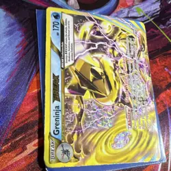Pokemon TCG Greninja BREAK XY Breakpoint 41/122 Full Art Rare Holo Break 170 HP - Image 3