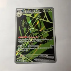 Pokemon Team Rocket's Spidops 187/182 Sv10: Destined Rivals IR Holo Full Art EN - Image 1