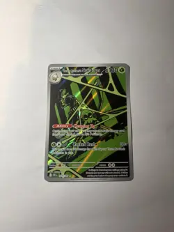 Pokemon Team Rocket's Spidops 187/182 Sv10: Destined Rivals IR Holo Full Art EN - Image 2