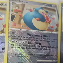 Snorlax 33/111 Rising Rivals Crosshatch Pokemon League Promo Card LP - Image 5