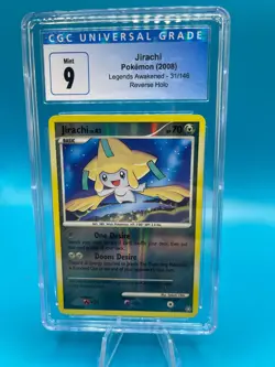 Pokemon TCG, Jirachi, Legends Awakened, 31/146, Rev. Holo, Graded 9 with CGC - Image 1