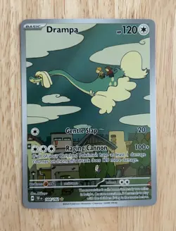 Drampa 184/162 Illustration Rare Temporal Forces Pokemon Near Mint - Image 1
