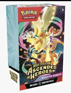 Pokemon Mega Evolution Ascended Heroes Booster Bundle Box - Image 1