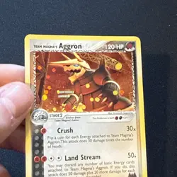 Pokemon Team Magma's Aggron 7/95 Team Magma vs Team Aqua Holo - Image 3