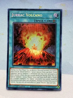 Jurrac Volcano BLMM-EN019 Secret Rare NM YuGiOh - Image 1