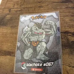 2025 POKEMON STAINED GLASS Crystal Card Kanto Peru Foil # 67 Machoke - Image 1