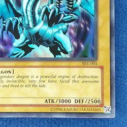 Yu-Gi-Oh! Blue-Eyes White Dragon SKE-001 - Lightly Played 1996 - Image 4