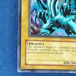 Yu-Gi-Oh! Blue-Eyes White Dragon SKE-001 - Lightly Played 1996 - Image 5