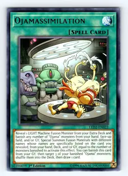 Yugioh Ojamassimilation LED2-EN022 Rare - NM 💎 - Image 1