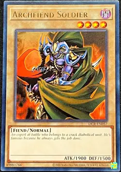 Yu-Gi-Oh! - Archfiend Soldier - (DCR-EN057) *2025 Unlimited, Rare, NM - Image 1