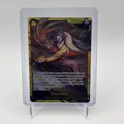 Crocodile OP14-120 Secret Alternate Art The Azure Sea's Seven Sec One Piece RARE - Image 1