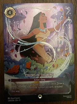 Disney Lorcana | Colors of the Wind (Enchanted) | 228/204 | Winterspell | NM - Image 1
