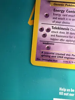 Pokemon Mewtwo TCG Card 12/53 WOTC Promo - Image 4