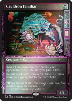 Cauldron Familiar (Rainbow Foil) -Foil Near Mint MTG Secret Lair - Image 1