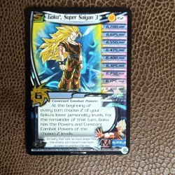 Score Goku Super Saiyan 3 Personality Card Dragon Ball Z CCG #152 2003 - Image 1