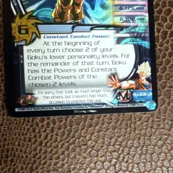 Score Goku Super Saiyan 3 Personality Card Dragon Ball Z CCG #152 2003 - Image 3