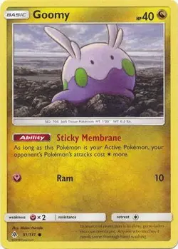 Goomy 91/131 Common - Pokemon Sun & Moon Forbidden Light Card - Image 1