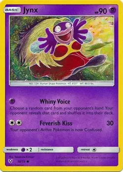 Jynx - 38/73 - Common Sun & Moon: Shining Legends Pokemon Card - Image 1