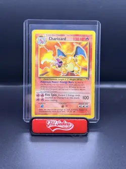 Pokemon TCG Charizard 3/110 Legendary Collection Non-Holo Rare Card HP/Damaged - Image 1