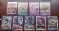 One Piece OP-15 & OP-12 Mixed Card Lot SR & R +9 - Image 1