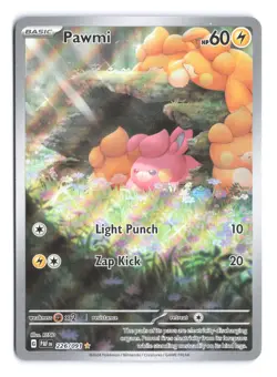 Pawmi - Illustration Rare Holo 226/091 NM SV: Paldean Fates Pokemon Card - Image 1