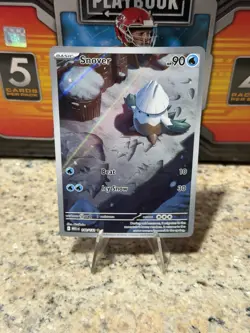 Snover 140/132 ME01 Mega Evolution Illustration Rare Pokemon Card Pokemon - Image 1