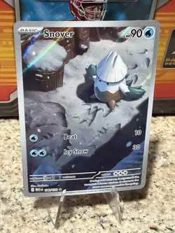 Snover 140/132 ME01 Mega Evolution Illustration Rare Pokemon Card Pokemon - Image 4