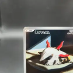 Larvesta Illustration Rare 196/191 Pokemon Card - SV08: Surging Sparks - NM - Image 3