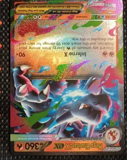 Mega Charizard X ex 013/094 Me02: Phantasmal Flames Holo. Tin Card!! - Image 2