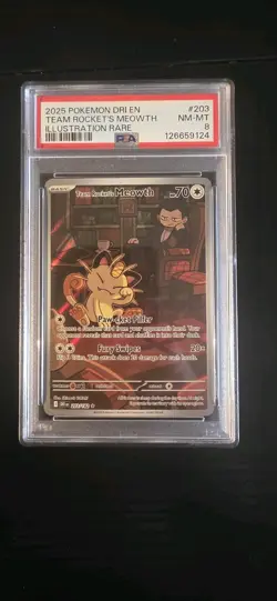 Pokemon TCG PSA Card Lot/Team Rocket Meowth/lot Of 4 - Image 3