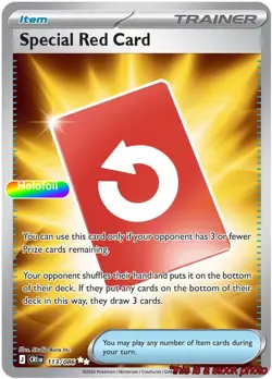 Special Red Card - 113/086 [Pokemon CRI - 113/086] Holofoil - Image 1