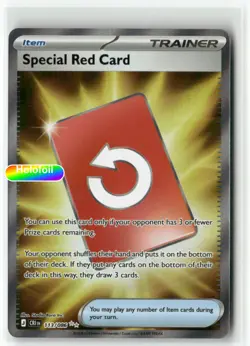 Special Red Card - 113/086 [Pokemon CRI - 113/086] Holofoil - Image 2