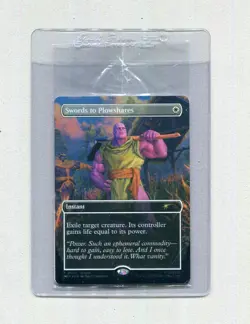 Magic the Gathering PSA Magazine Promo Swords to Plowshares Thanos Sealed - Image 1