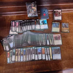 Opened And Sleeved Forces of the Imperium Commander Deck MTG Warhammer 40K - Image 2