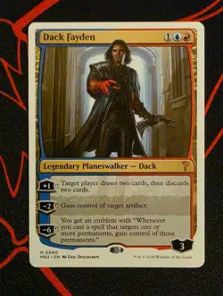 MTG Dack Fayden (White Border) x1 Near Mint from Mystery Booster 2 - Image 1
