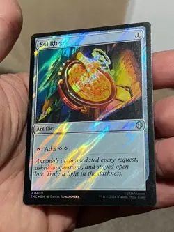 MTG - Sol Ring, Arcane Signet, Command Tower SURGE FOIL - LP - Commander Staples - Image 4