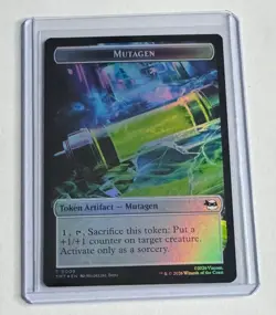 MUTANT // MUTAGEN TOKEN 7 // 9 TEENAGE MUTANT NINJA TURTLES MTG FOIL NM/M - Image 1