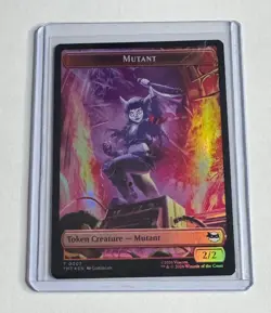 MUTANT // MUTAGEN TOKEN 7 // 9 TEENAGE MUTANT NINJA TURTLES MTG FOIL NM/M - Image 2