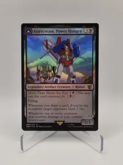 Starscream Power Hungry FOIL , UB Transformers , Near Mint , MTG - Image 1