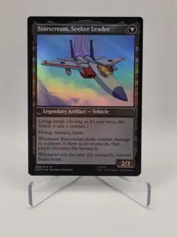 Starscream Power Hungry FOIL , UB Transformers , Near Mint , MTG - Image 2