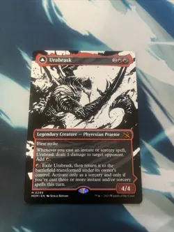 MTG Urabrask (Showcase) March of the Machine Mythic #0299 Magic NM - Image 1