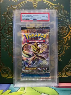PSA 10 2016 Pokemon XY Breakpoint Greninja Break Foil Booster Pack - Image 1