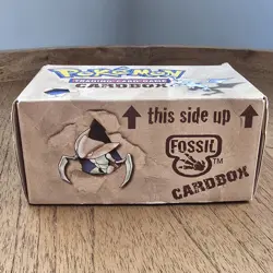 1999 Vintage Pokemon Card Fossil Cardbox Card Box Wizards Of The Coast (Empty) - Image 2