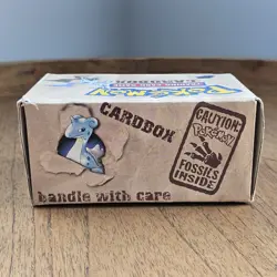 1999 Vintage Pokemon Card Fossil Cardbox Card Box Wizards Of The Coast (Empty) - Image 3