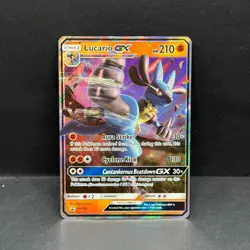 Lucario GX SM100 Black Star Promo Sonne & Mond Set Pokemon Karte EN Pokemon - Image 1