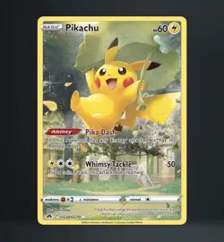 Pokemon Pikachu Ultra Rare GG30/GG70 Crown Zenith Galarian Gallery HoloNM - Image 1