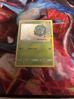 Pokemon TCG Bulbasaur Holo Card 1/25 McDonald's 25th Celebrations NM Condition - Image 2
