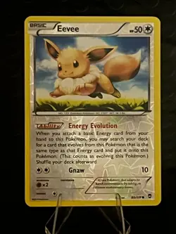 Eevee 80/111 XY-Furious Fists Reverse Holo LP Pokemon TCG - Image 1