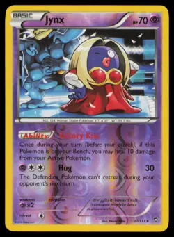 Jynx 37/111 Rare Furious Fists Pokemon Reverse Holo Near Mint - Image 1